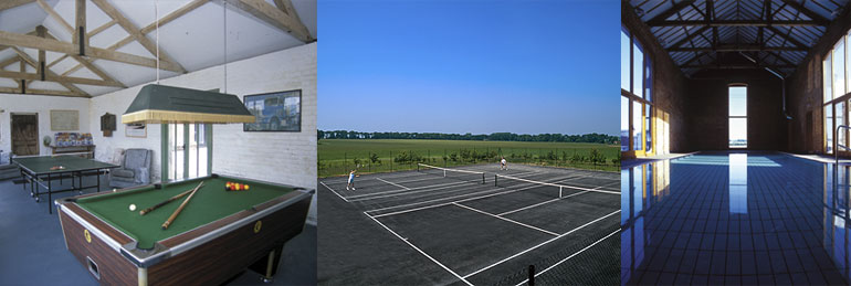 Luxury Holiday Cottages with Indoor Swimming Pool, tennis courts ...