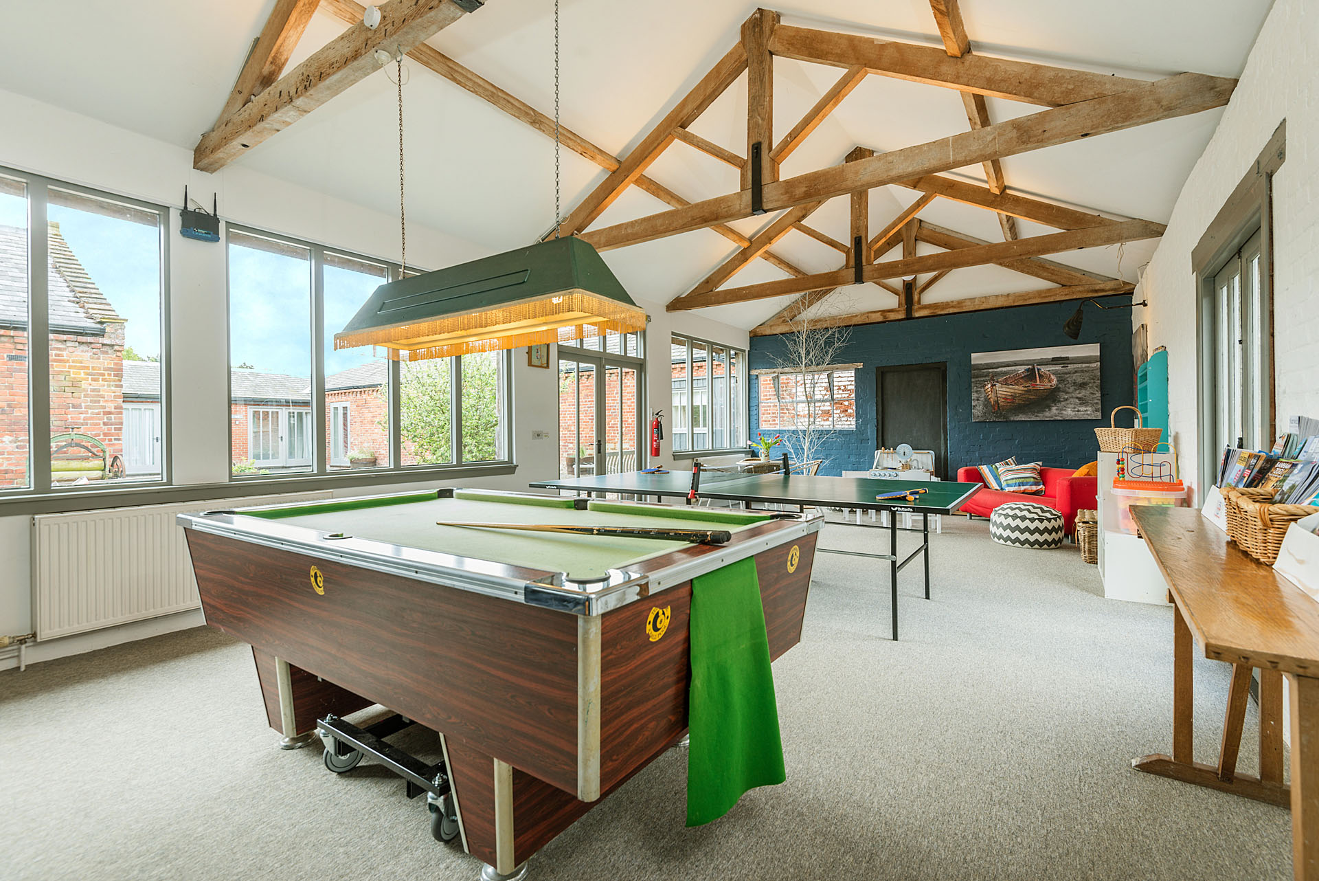 Games Room Cranmer Country Cottages
